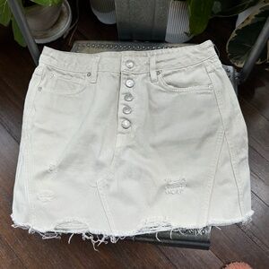 We The Free, Off-White Mini Skirt -Size 28